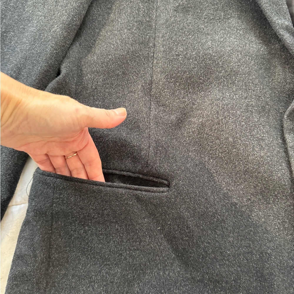 Claiborne men’s black wool, silk and cashmere blazer, size 46R sport jacket - Picture 6 of 14